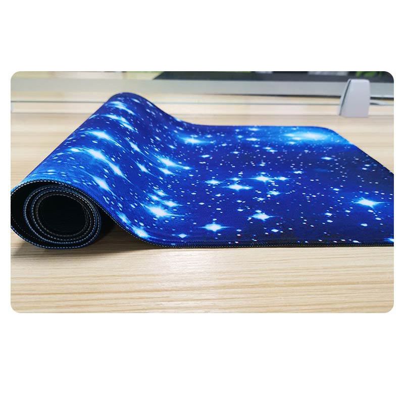 Mouse Pad Blue Gypsophila Pattern 70 * 30 Cm
