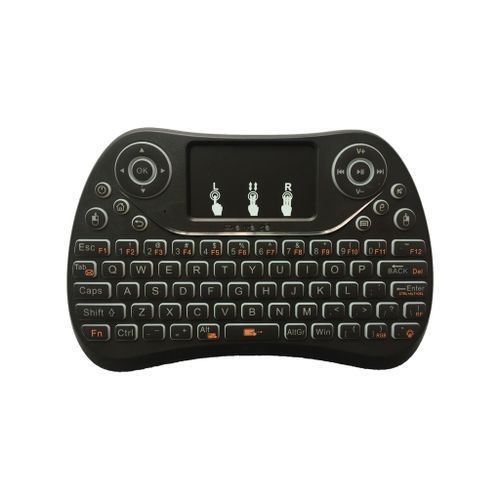 Rechargeable Mini Wireless Keyboard With Touchpad  Backlit