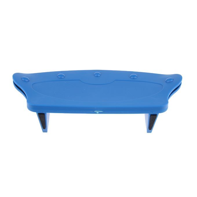 2pcs Blue Hand Free Playing Card Holder For Senior Elderly Adults