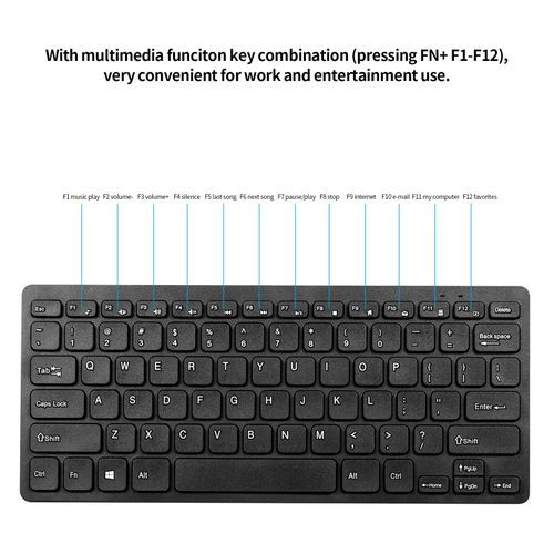 KM901 Keyboard Mouse Combo 2.4G Wireless 78 Key
