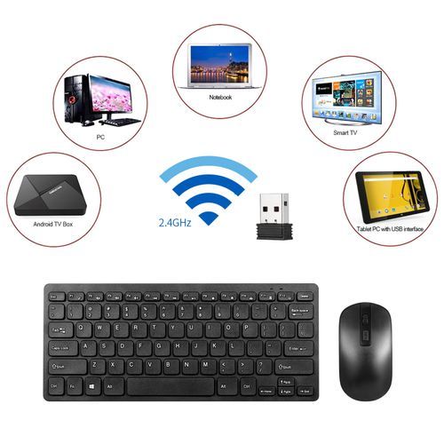 KM901 Keyboard Mouse Combo 2.4G Wireless 78 Key