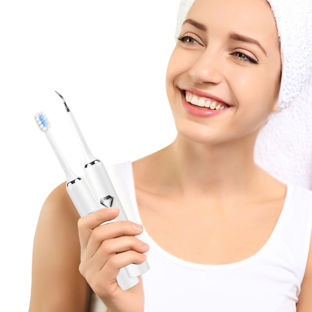 Electric Toothbrushes Whitening With 3 Brush Heads