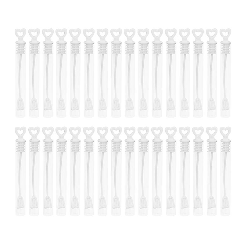 10 Pcs Love Heart Wand Tube Bubble Soap Bottle Wedding Gifts