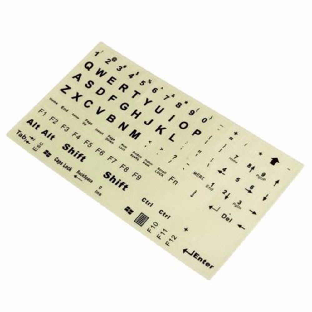 Glow In The Dark Keyboard Light Sticker Wireless Keyboard Backlight