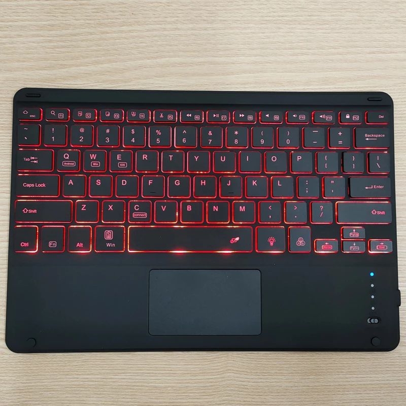 RGB Bluetooth Keyboard For Phones And Tablets.