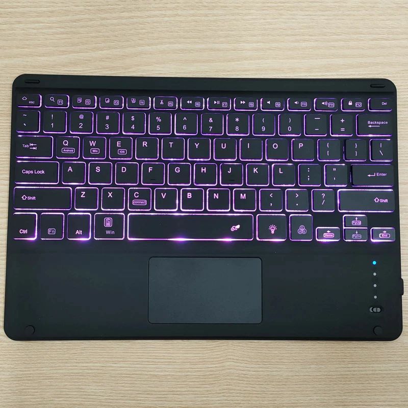 RGB Bluetooth Keyboard For Phones And Tablets.