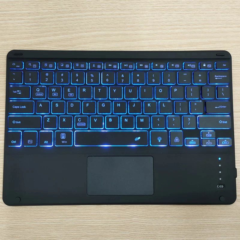 RGB Bluetooth Keyboard For Phones And Tablets.