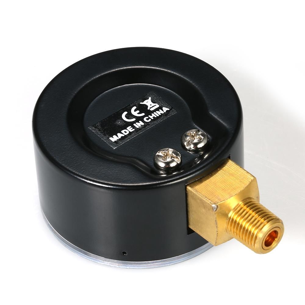 0~160psi 0~11bar Dual Scale Mechanical Pressure Gauge Pool Filter Aquarium Water Air Gas Pressure Gauge Meter 1/8 inch NPT Bottom Mount