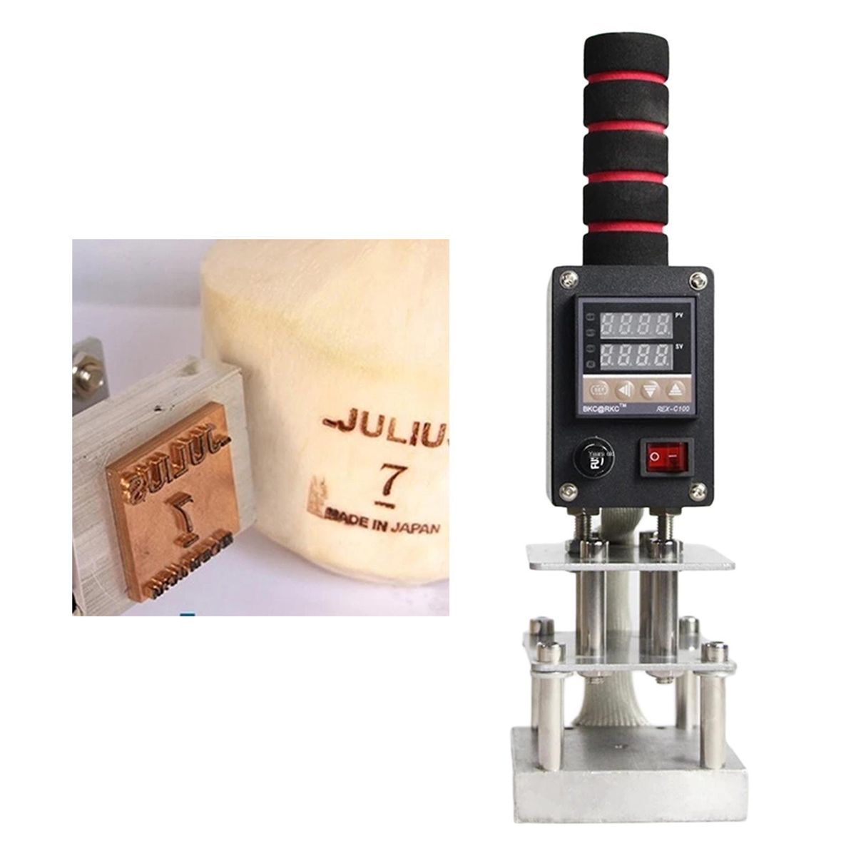 Handheld Hot Foil Stamping Machine Leather High Heat Stamp Embossing