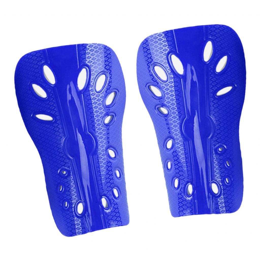 Football Training Shin Leg Guard Soccer Pads Support Protector Blue