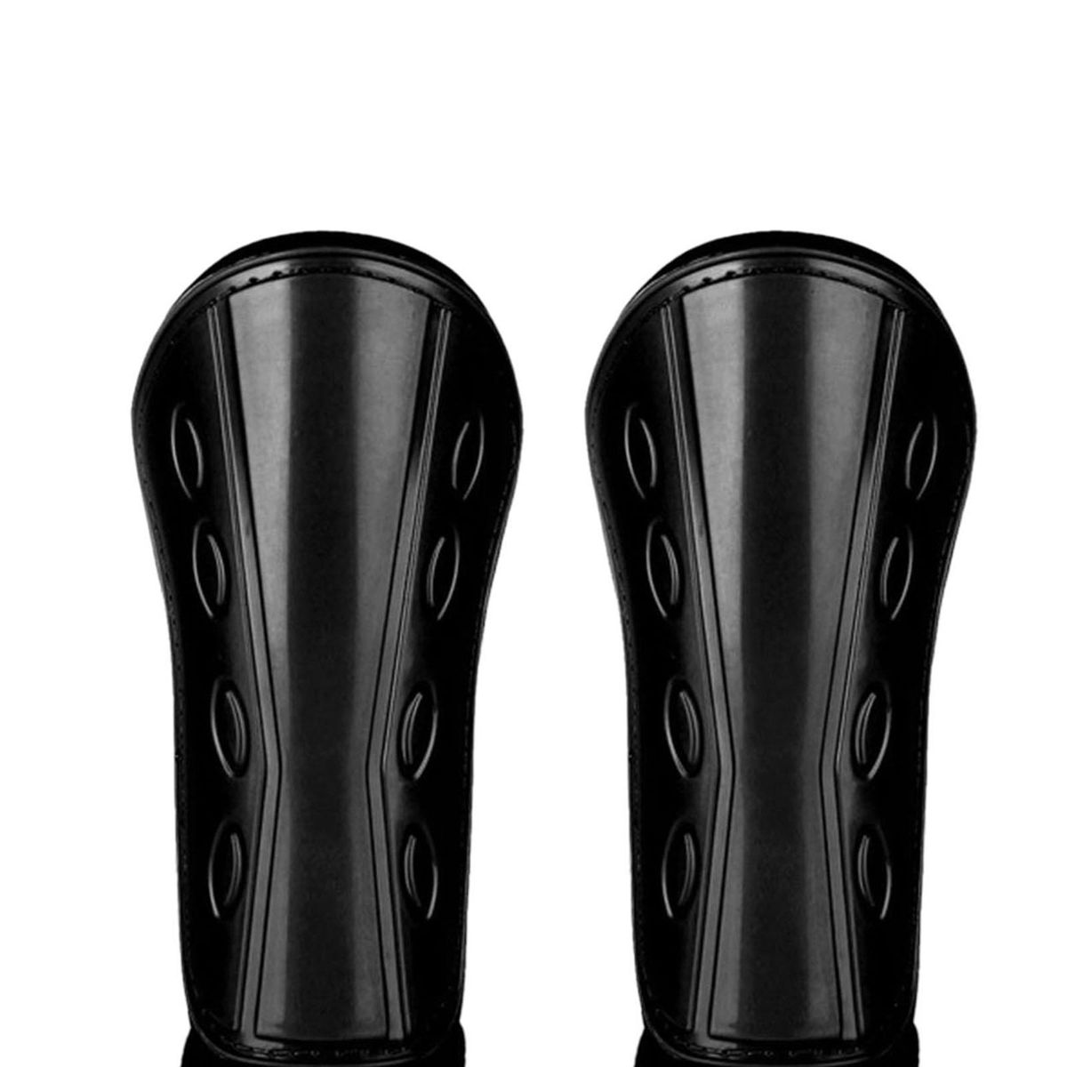 Soccer Shin Guard Children Adult Adjustable Straps Ankle Kids Black
