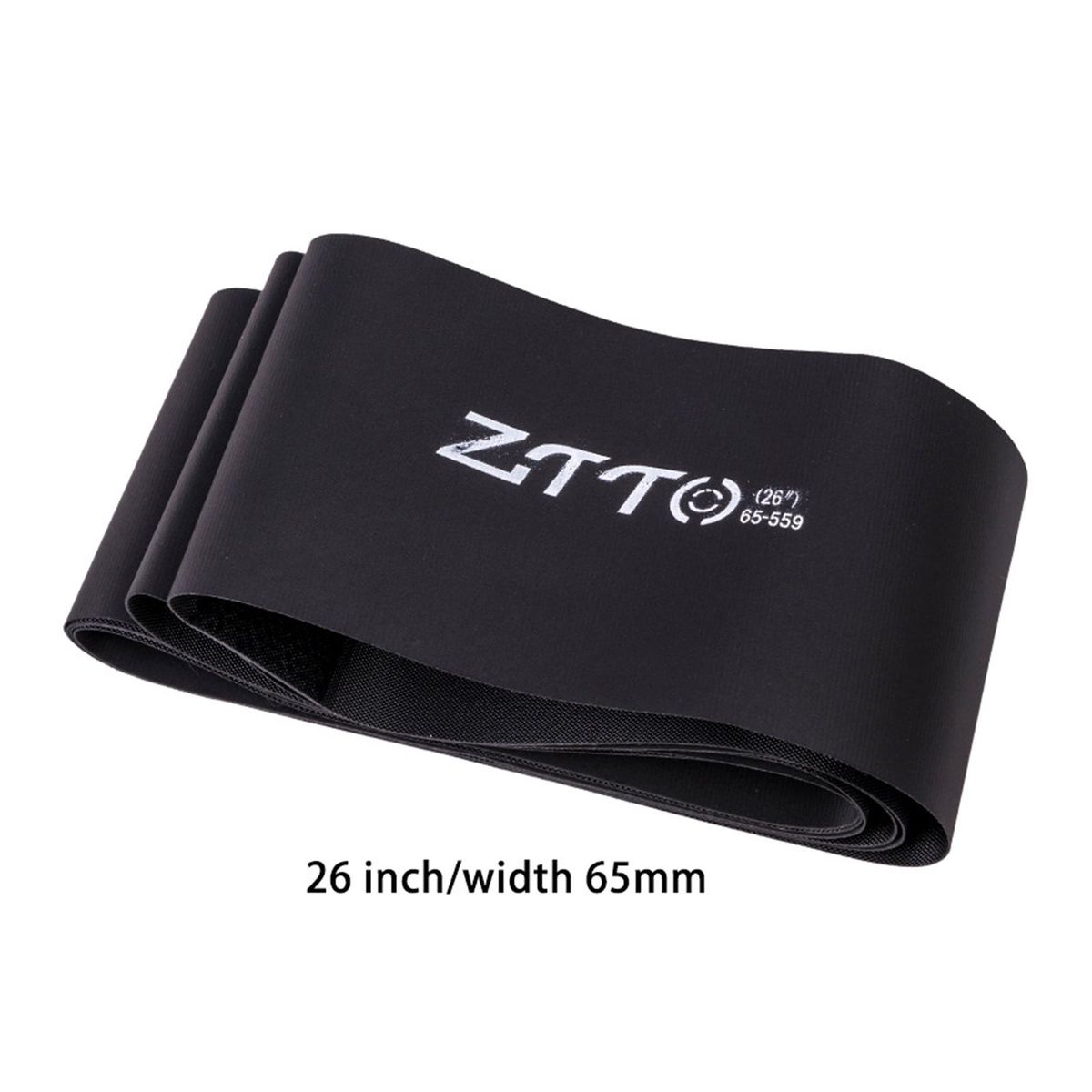 Nylon Bike Tire Liner MTB Mountain Road Bicycle Tyre 26in Black 65mm