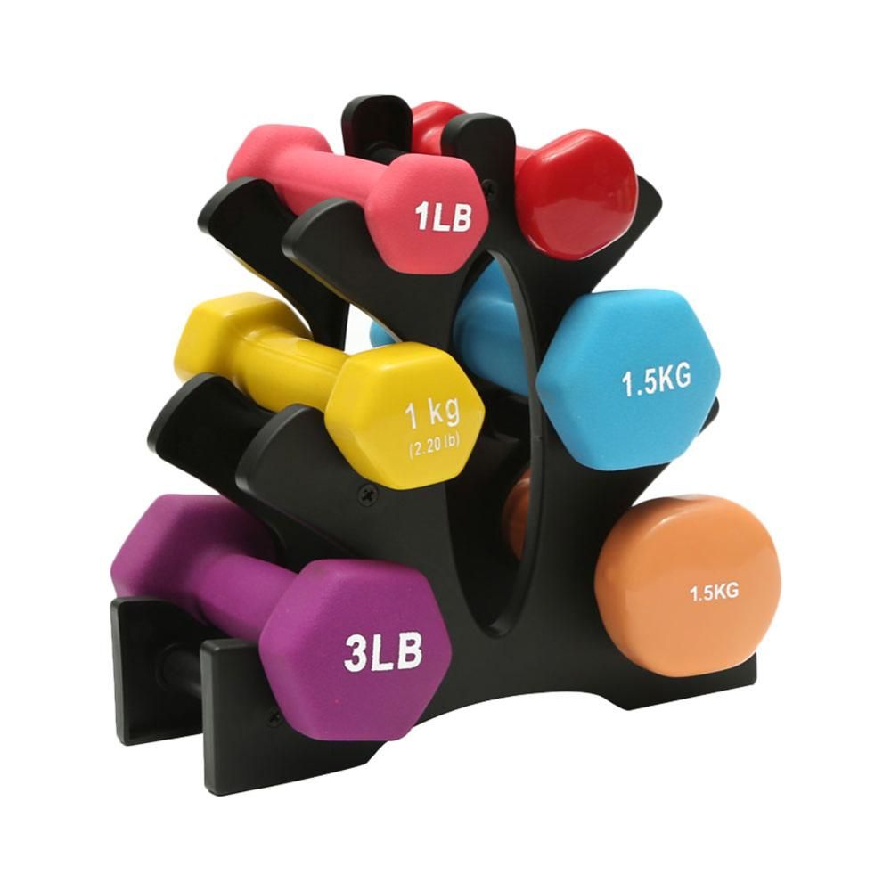 3-Tier Dumbbell Storage Rack Stand Multi-layer Hand-Held Dumbbell Storage Rack Home-1 Set
