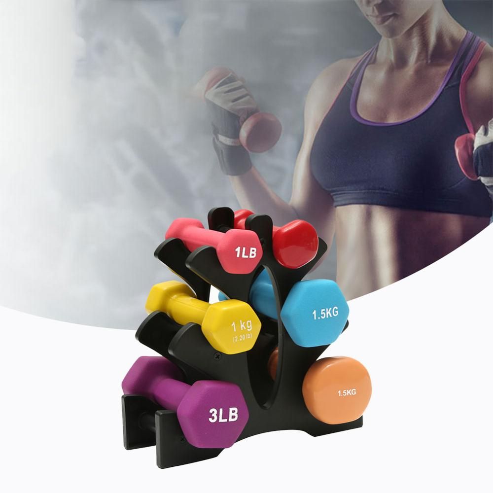 3-Tier Dumbbell Storage Rack Stand Multi-layer Hand-Held Dumbbell Storage Rack Home-1 Set