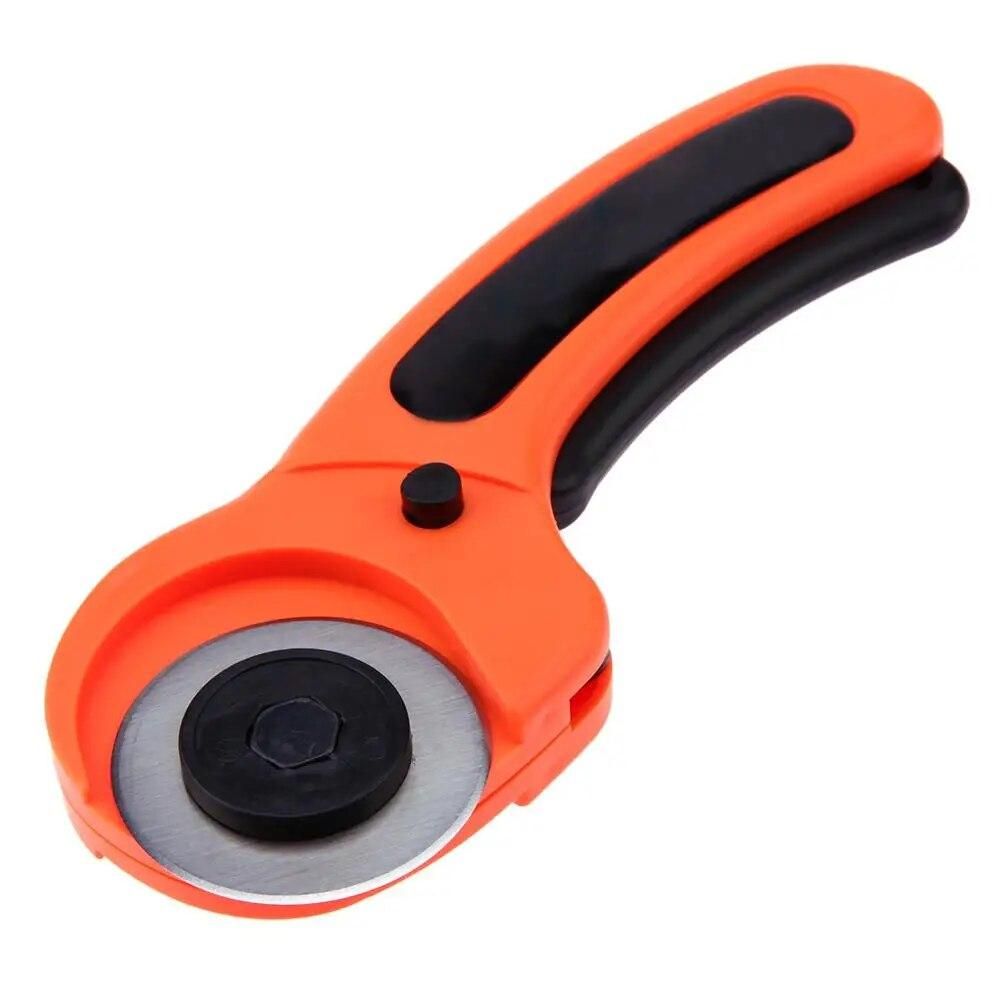 Manual Rotary Cutter Quilting Sewing Paper Cloth Fabric Cutting Craft Tool 45mm Rotary Cutter For Patchwork Sewing Accessories