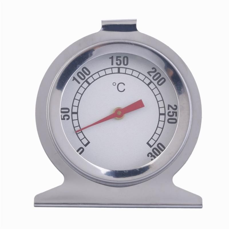 300°C Stainless Steel Oven Thermometer Mini Dial Stand Up Temperature Gauge Gage Food Meat Kitchen Tools Oven Cooker Hygrometer