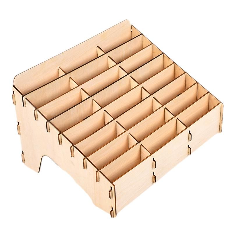 DIY Wooden Model Modular Stand Storage Rack DIY Art Painting