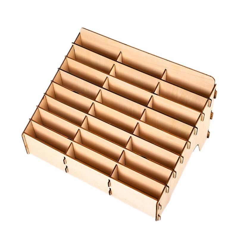 DIY Wooden Model Modular Stand Storage Rack DIY Art Painting