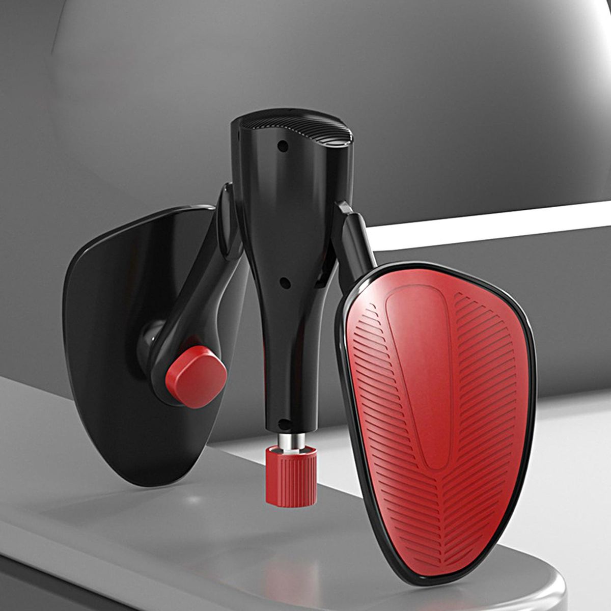 Floor Muscle Trainer Leg Inner Thigh Fitness Exerciser Red Black