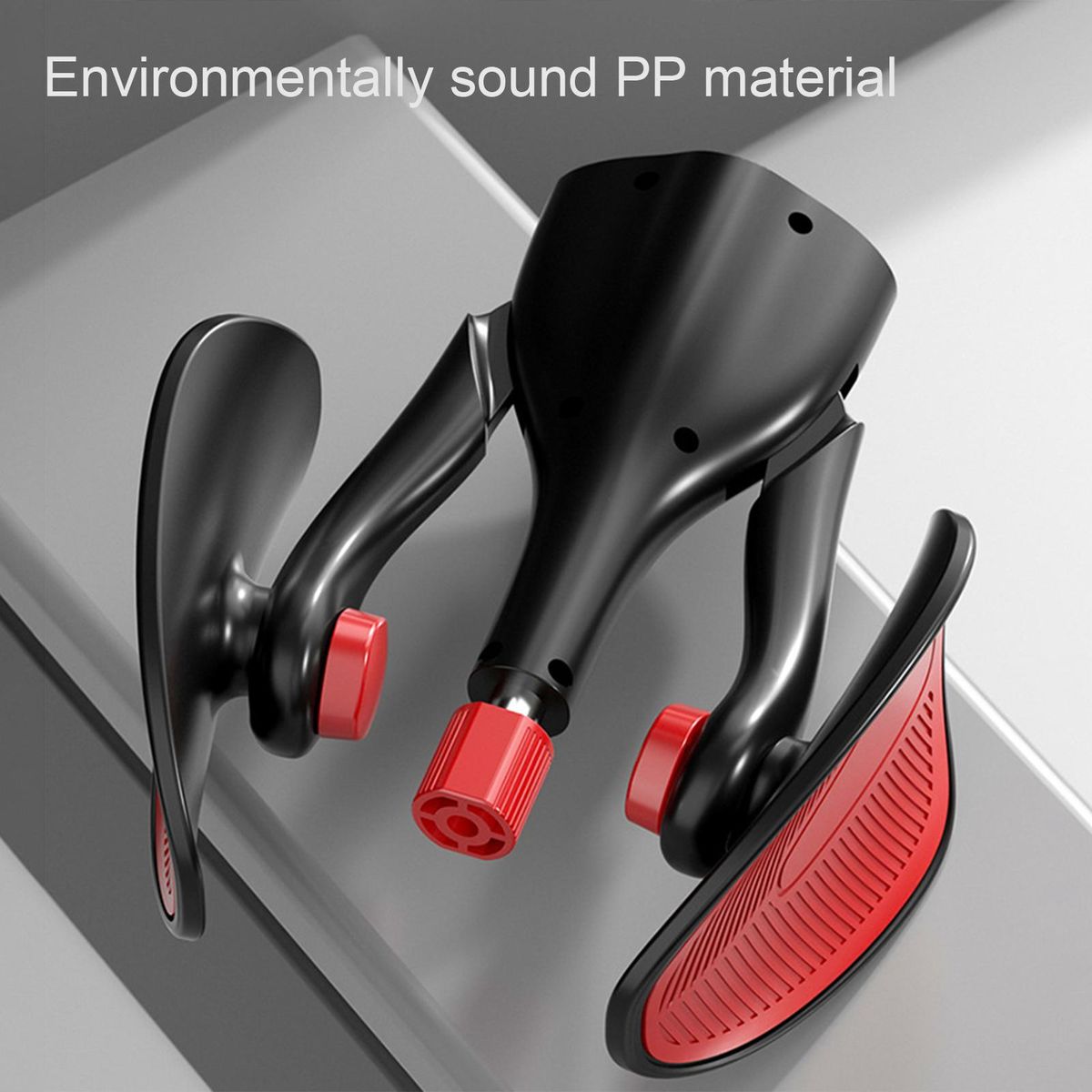 Floor Muscle Trainer Leg Inner Thigh Fitness Exerciser Red Black