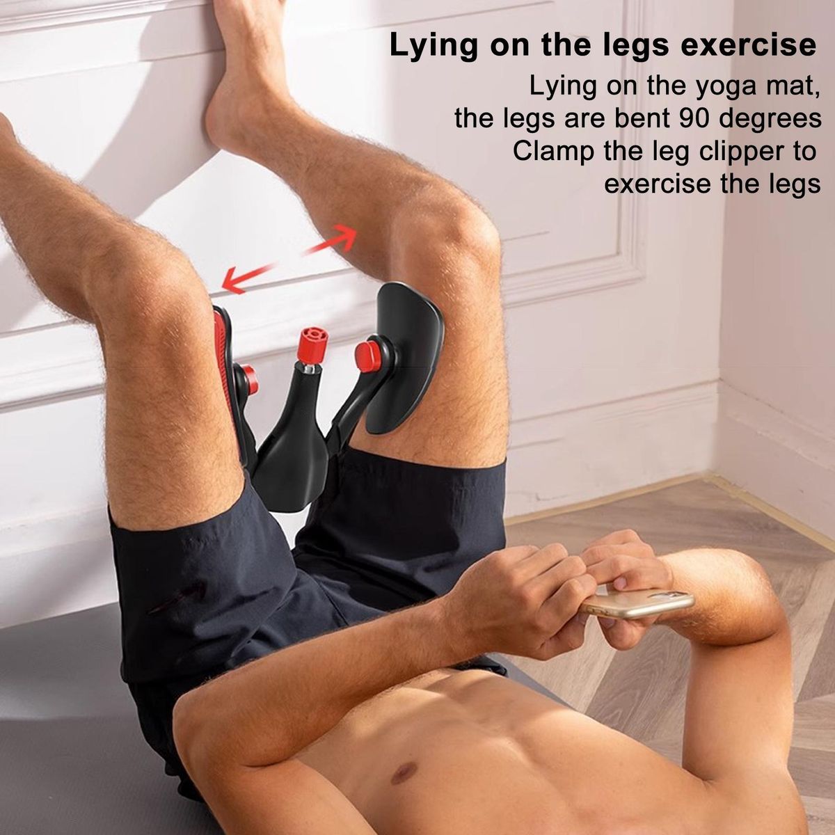 Thigh Master Thigh Exerciser Red Black