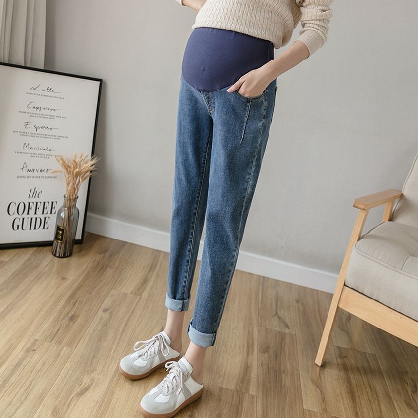 Jeans Women 2021 High Waist Loose Straight Wide Leg Harcarrot Autumn