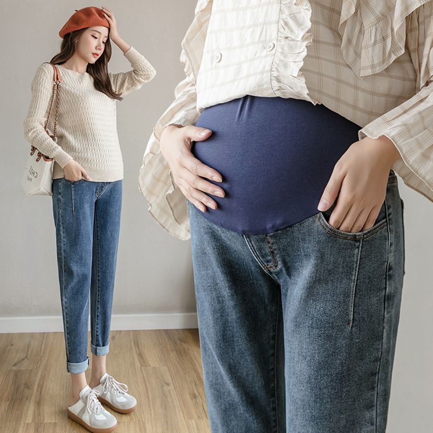 Jeans Women 2021 High Waist Loose Straight Wide Leg Harcarrot Autumn