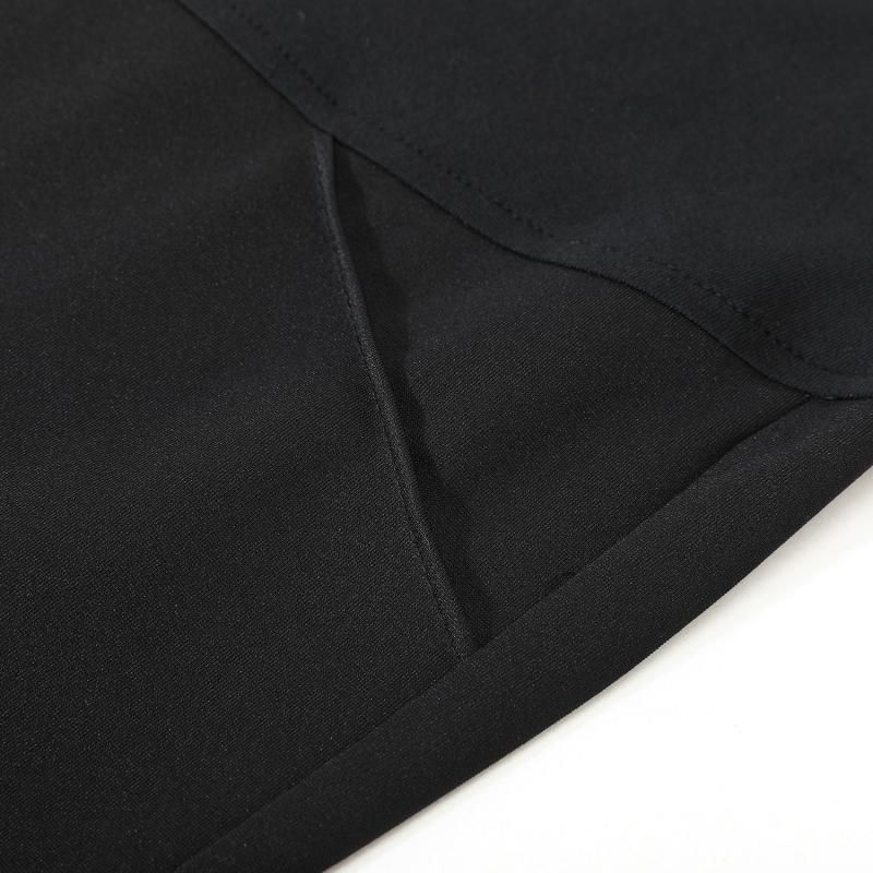 Pregnancy Office Pants Elastic Waist Maternity Black Work Trousers For Pregnant