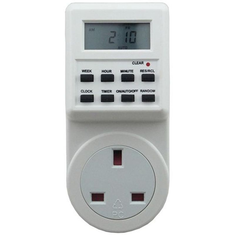 British Standard Smart Timer Switch Socket Timer