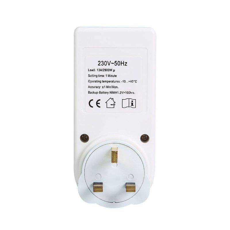 British Standard Smart Timer Switch Socket Timer