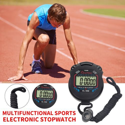 Sports Stopwatch Timer Stop Watch Handheld Digital Counter