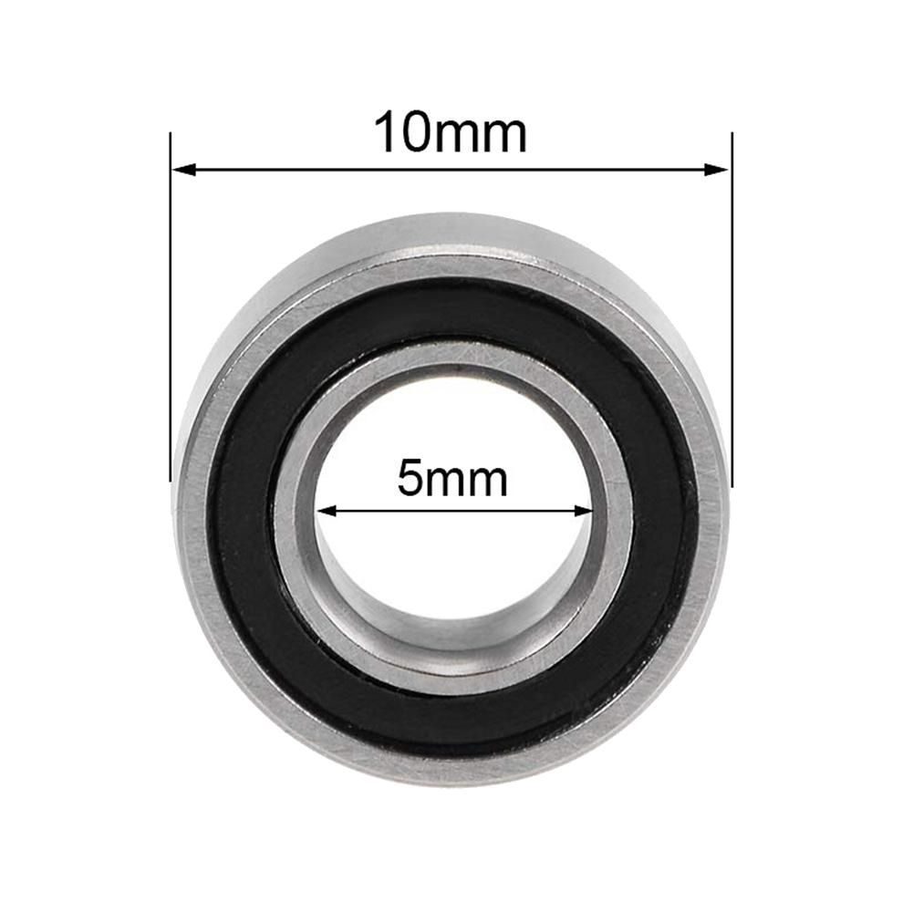 20PCS MR105-2RS 5X10X4mm Ball Bearing Steel Double-Shielded