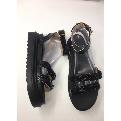 Wedge Sandals - Black