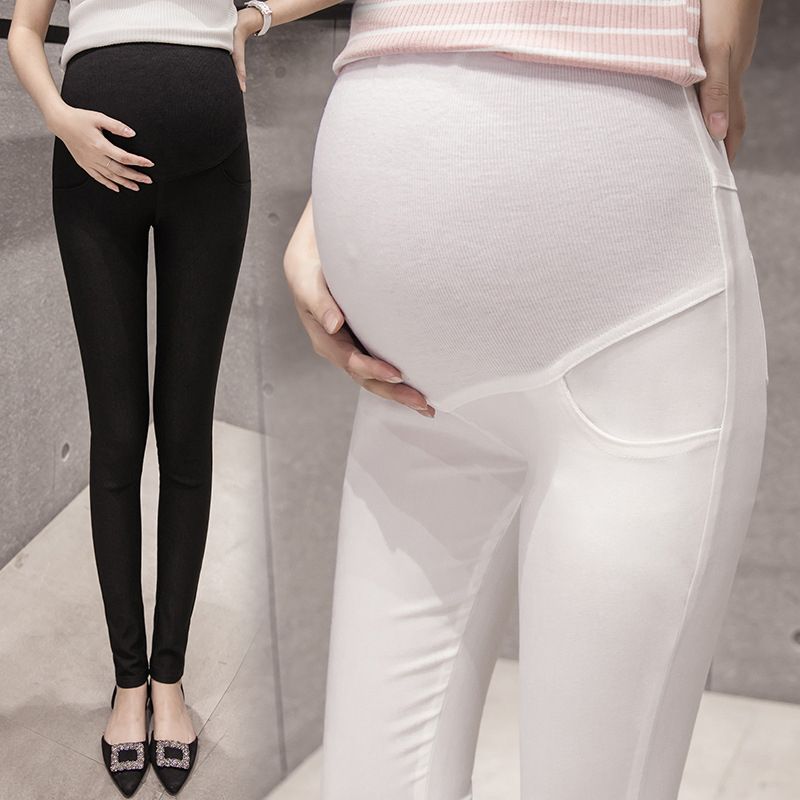 Maternity Skinny Pants For Pregnant Women Slim Fit Pencil Trousers Pregnancy