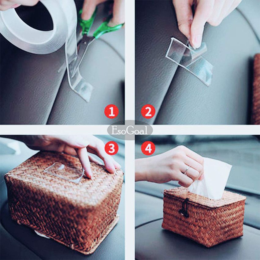 EsoGoal Nano Transparent Magic Ge-l Tape Multi Function
