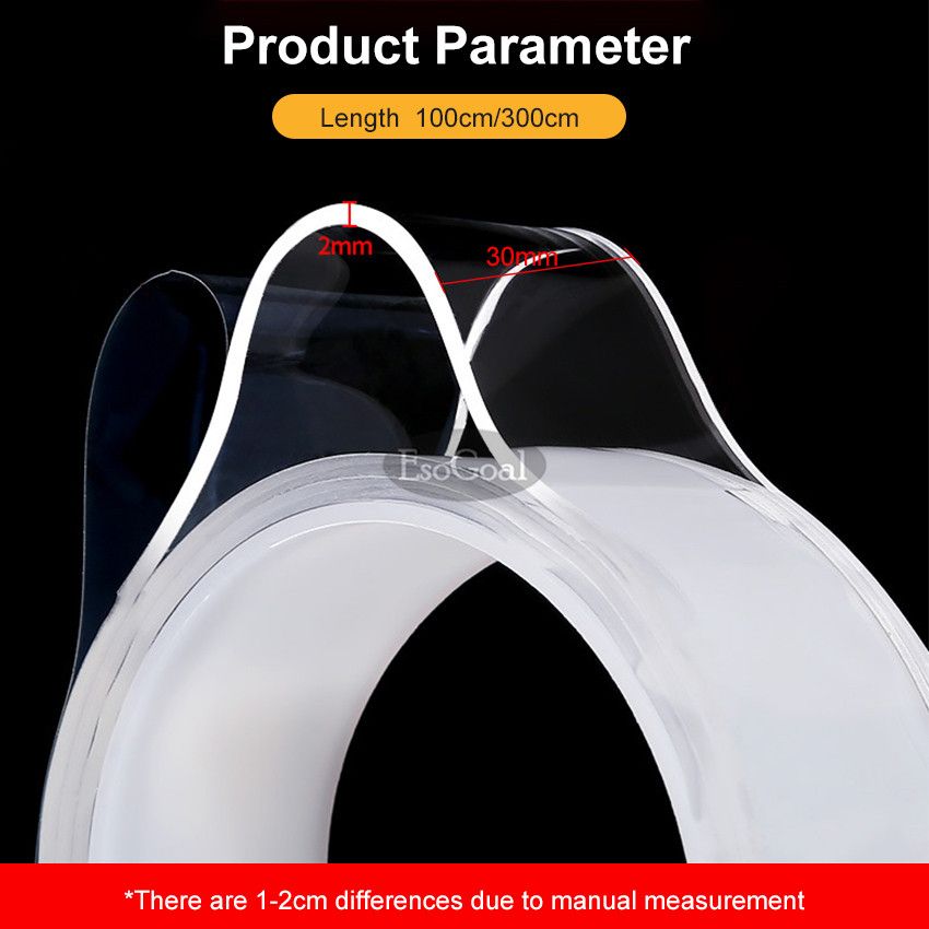 EsoGoal Nano Transparent Magic Ge-l Tape Multi Function