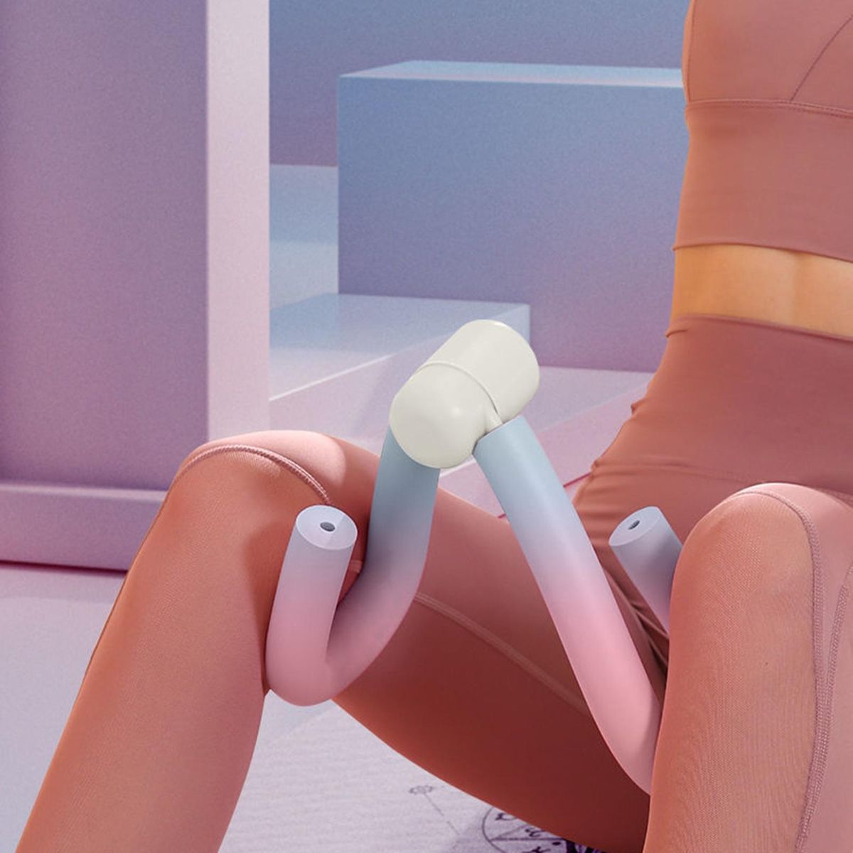 Leg Muscle Trainer Beauty Leg Clamp Exerciser Gradient Color