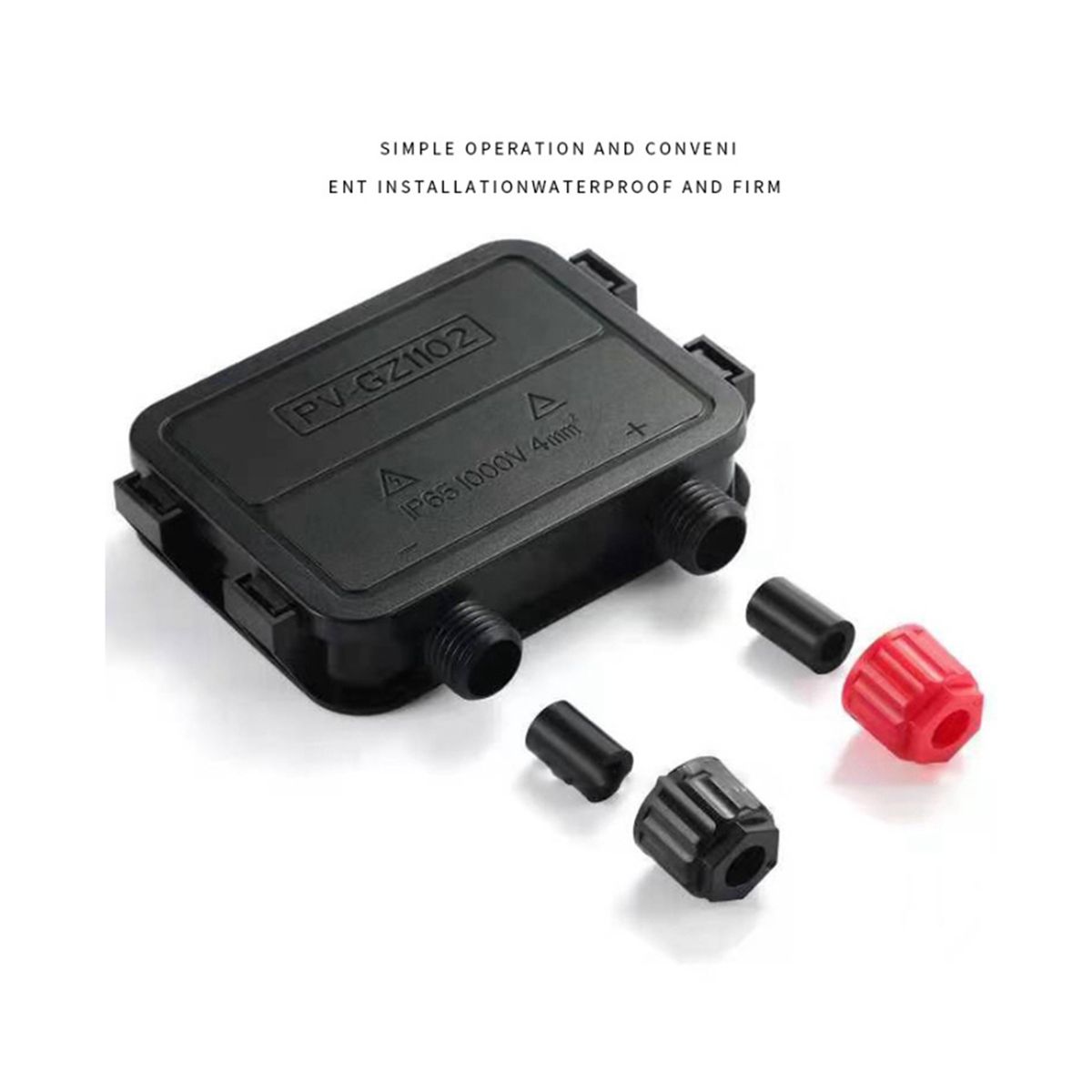 Photovoltaic Solar Panel Panel Junction Box 60-1500W Waterproof IP67 for Photovoltaic Solar System Connector Accessories