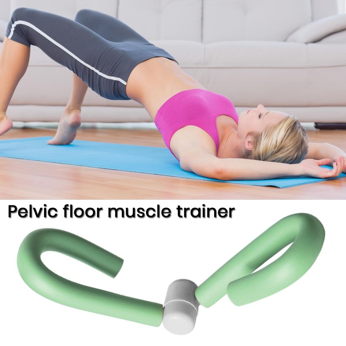 Leg Muscle Trainer Leg Thigh Hip Strengthening Device Green