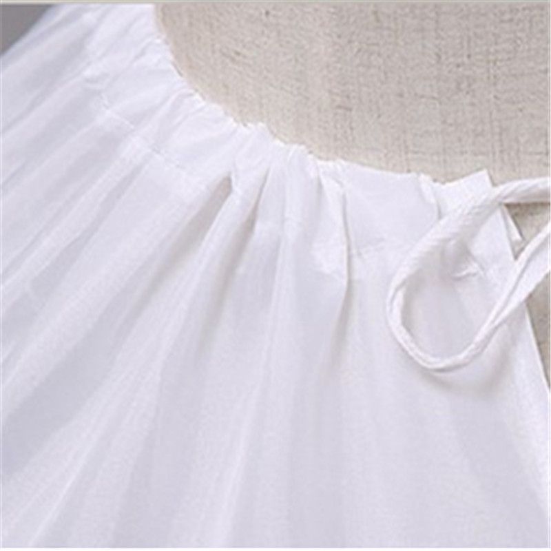 Lace Edge 6 Hoop Petticoat Underskirt For Ball Gown Wedding