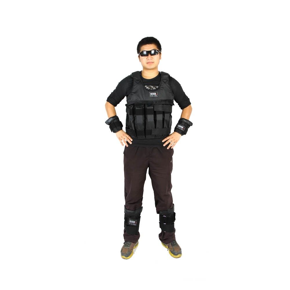 Max Loading 50kg Adjustable Weighted Vest Weight Jacket