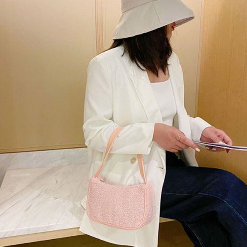 Female Square Tote Bag Handbag Ladies Underarm Shoulder