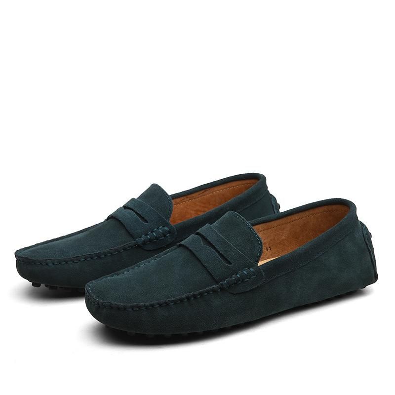 2023 Autumn New Travel Outdoor Large Sizes 38-49 Single Standard Leather Shoe Sizes