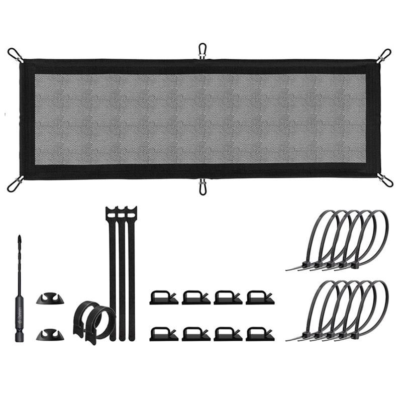 Under Desk Wire Management - Net - Flexible Under Desk Tray