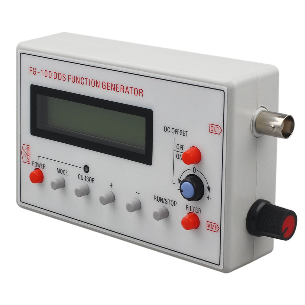 FG-100 DDS Function Signal Generator Frequency Counter 1Hz