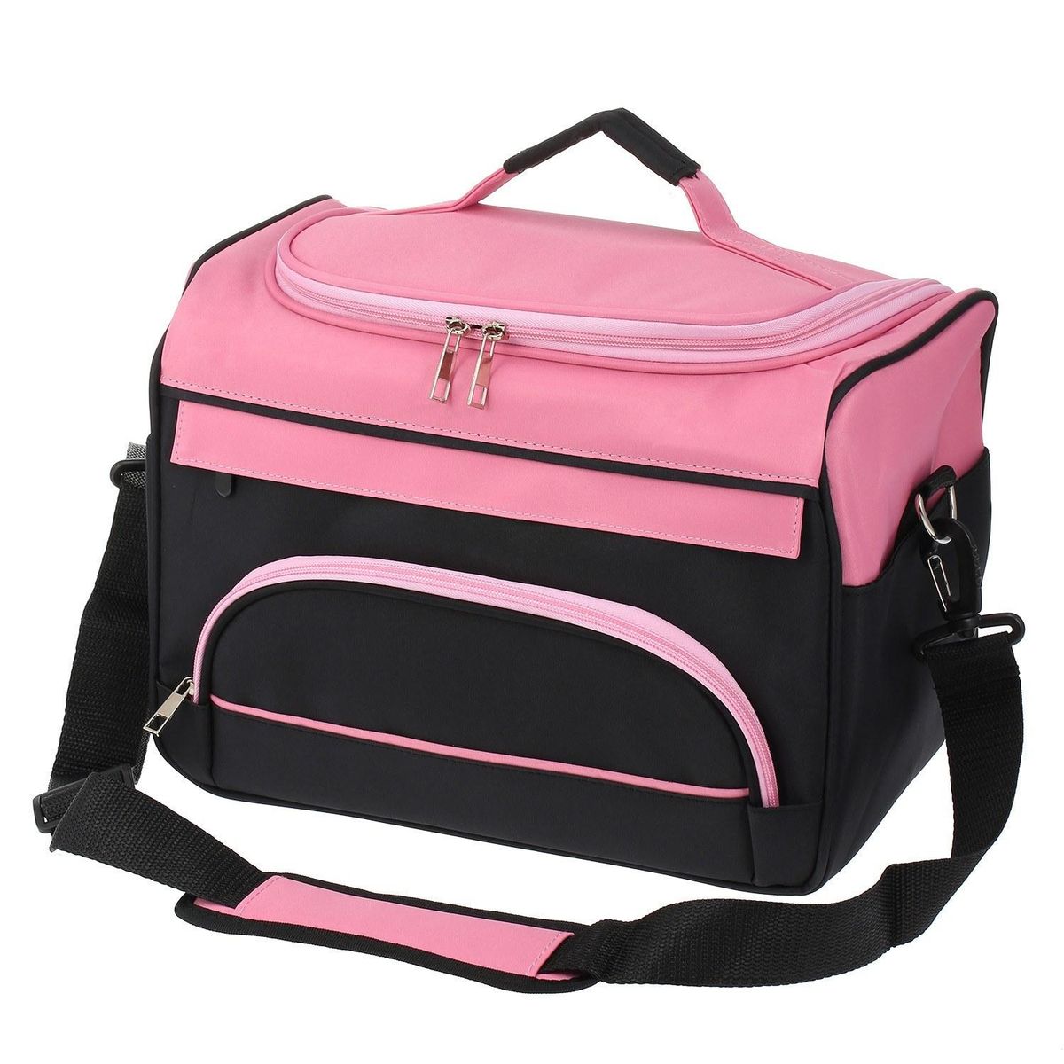 Hair Scissor Bag Salon Barber Handbag Hairdressing Comb Tools Bag Makeup Storage Bag Travel Hair styling Carrying Case with Shoulder Strap