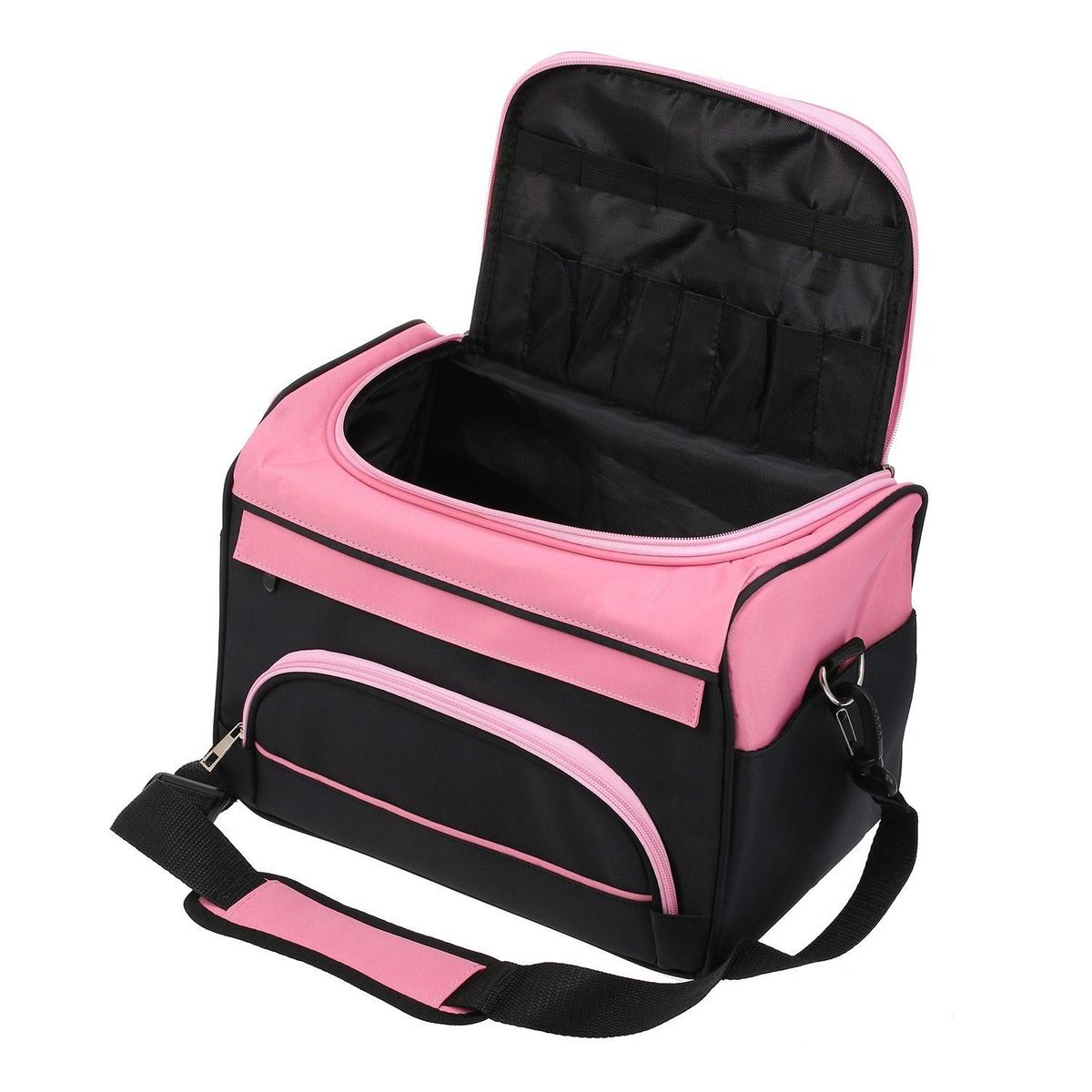 Hair Scissor Bag Salon Barber Handbag Hairdressing Comb Tools Bag Makeup Storage Bag Travel Hair styling Carrying Case with Shoulder Strap