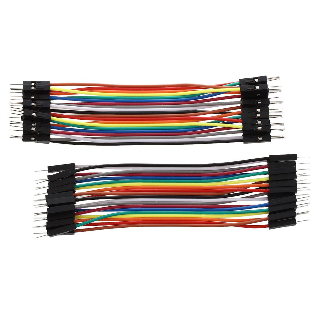 40 X 10 Cm Breadboard Jumpers Plug Male To Male Jumper