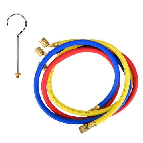 Manifold Gauge A/C Repairing Tool With 3Pcs Hose