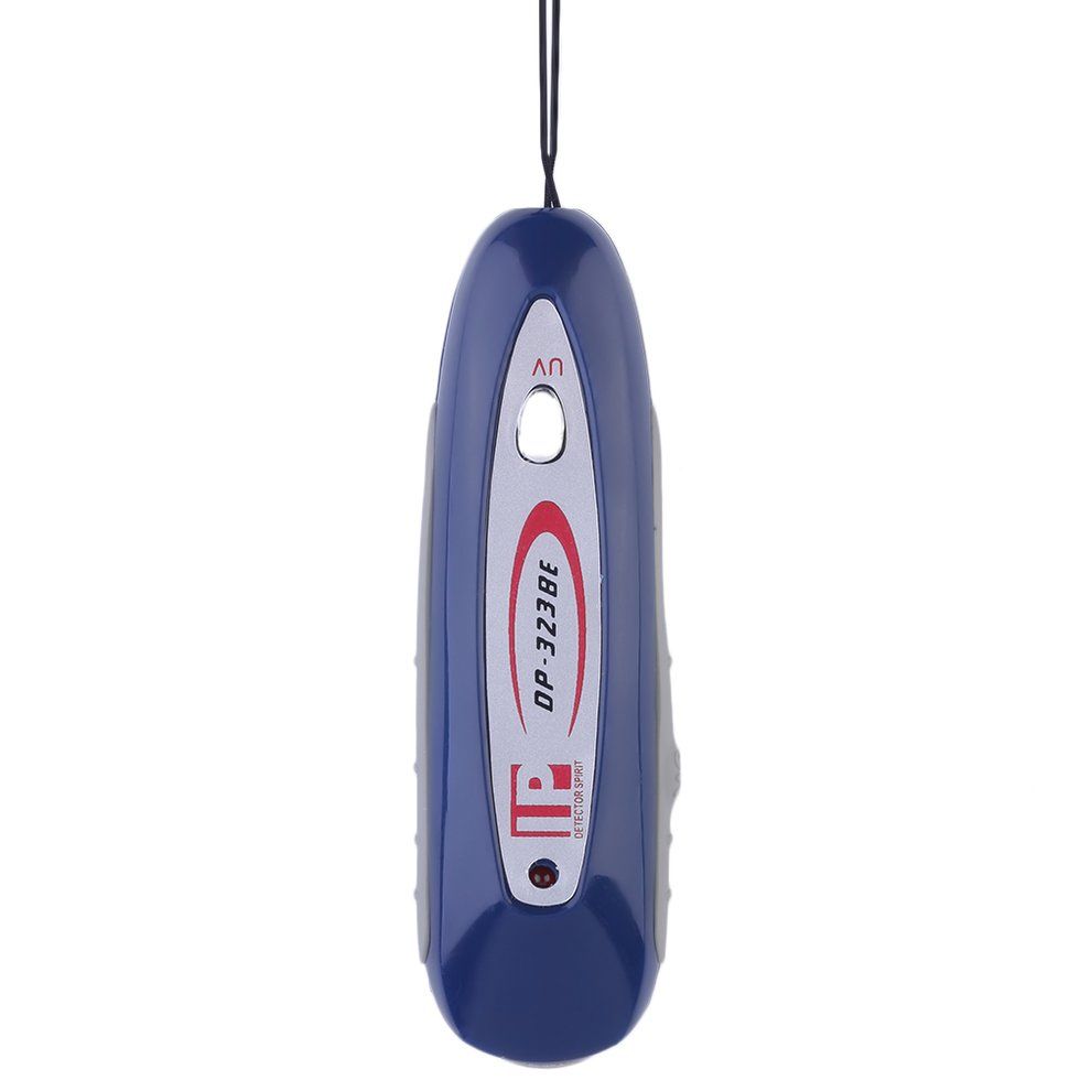 Mini 2 In 1 UV Currency Money Note Detector Counterfeit Checker With Lanyard Blue